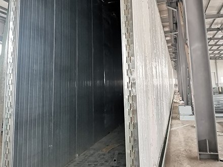 單面鍍鋅巖棉夾芯烘道板 單面鍍鋅巖棉夾芯烘道板