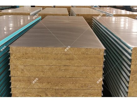 不銹鋼巖棉夾芯板 食品廠房墻面板 不銹鋼巖棉夾芯板 食品廠房墻面板