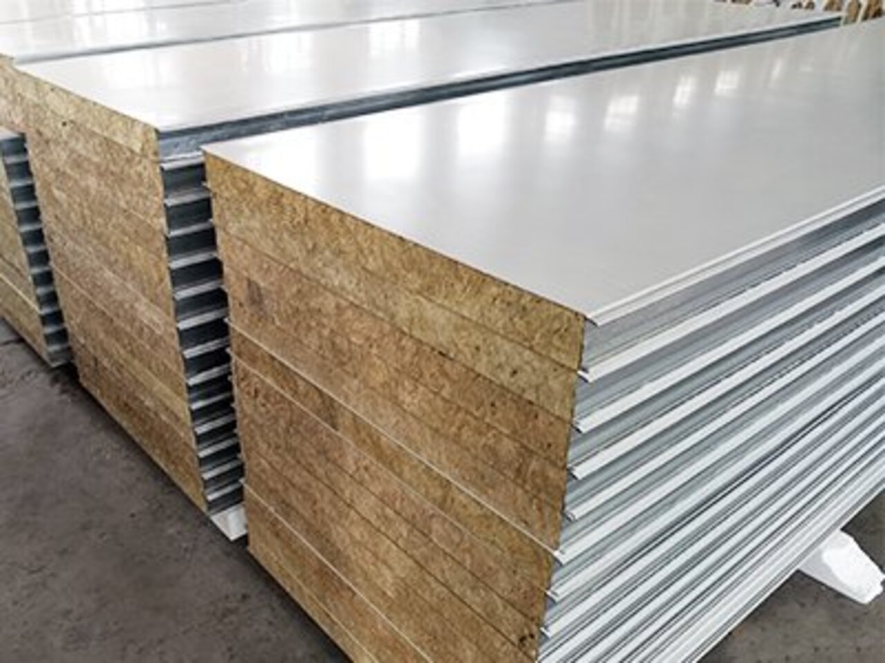 彩鋼夾芯巖棉凈化板 彩鋼夾芯巖棉凈化板